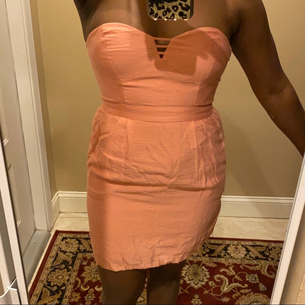 BCBGeneration Peach Mini Dress NWOT